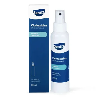 SENTI2 CHLORHEXIDINE 2% antiseptic per healthy Pelle Vaporizzatore 125 ml
