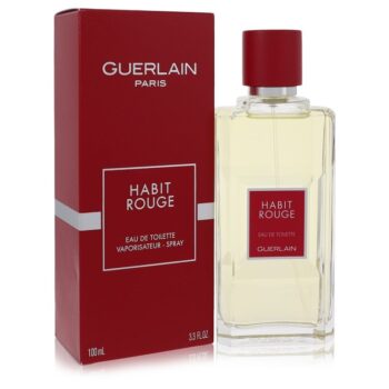 GUERLAIN HABIT ROUGE Eau De Toilette 100 ml for Men GUERLAIN HABIT ROUGE Eau de Toilette 100 ml da Uomo