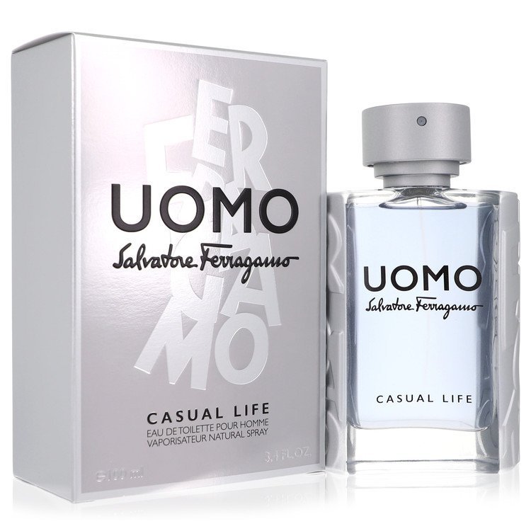 SALVATORE FERRAGAMO UOMO CASUAL LIFE Eau De Toilette 100 ml for Men SALVATORE FERRAGAMO UOMO CASUAL LIFE Eau De Toilette 100 ml for Men
