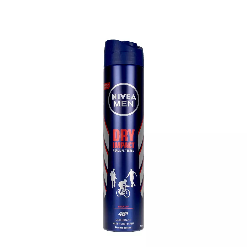 NIVEA MEN DRY IMPACT deodorant spray 200 ml NIVEA MEN DRY IMPACT deodorant spray 200 ml