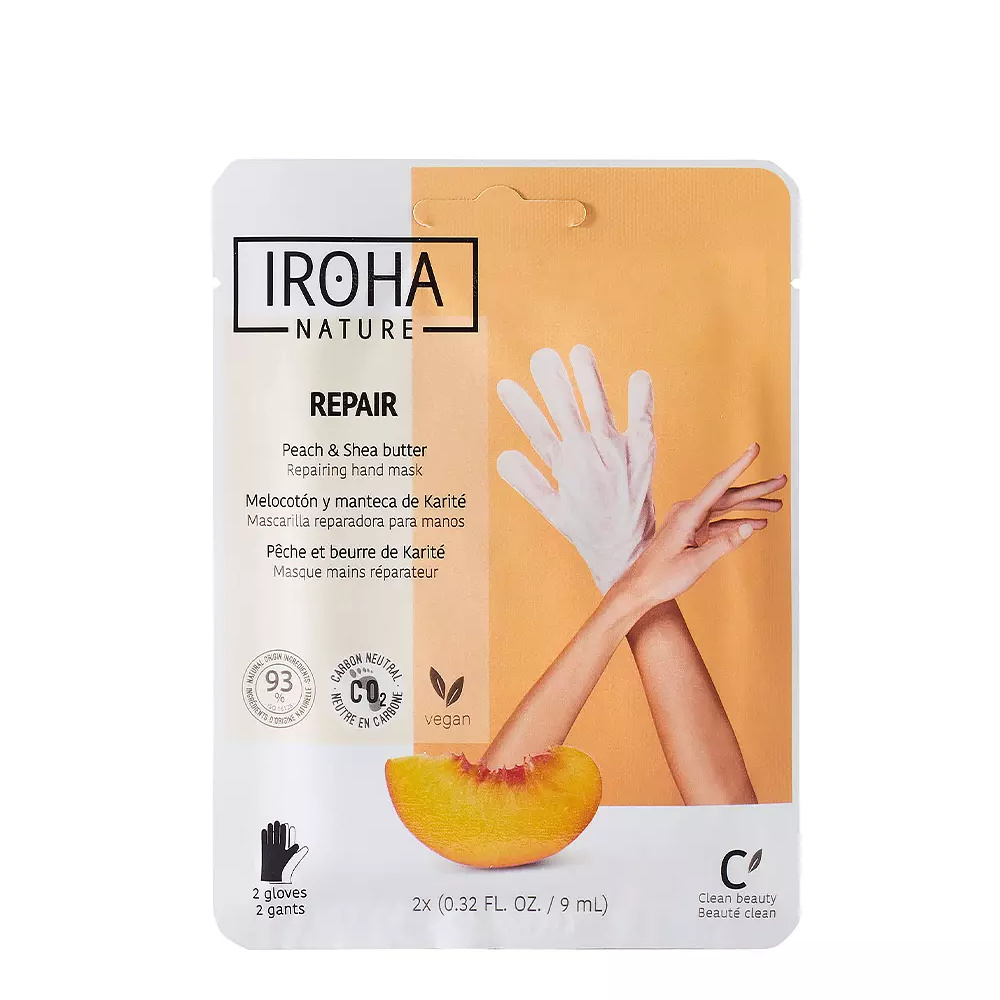IROHA PEACH hand & nail mask gloves repair 2 u IROHA PEACH hand & nail mask gloves repair 2 u