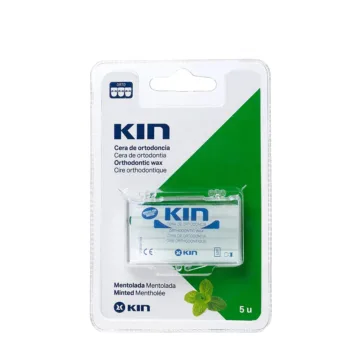 KIN KIN CERA de ortodoncia mentolada 5 u KIN KIN CERA de ortodoncia mentolada 5 u