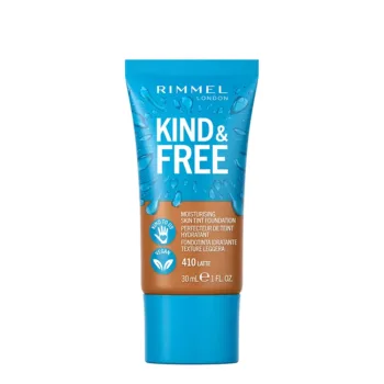 RIMMEL LONDON KIND & FREE skin tint foundation #410-latte RIMMEL LONDON KIND & FREE skin tint foundation #410-latte