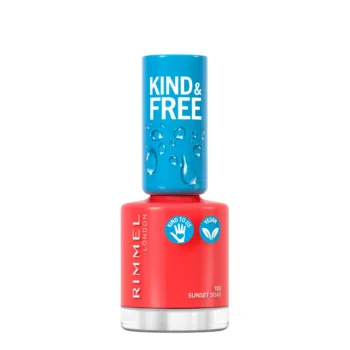 RIMMEL LONDON KIND & FREE nail polish #155-sunset soar