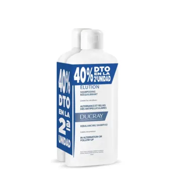 DUCRAY ELUCION Shampoo rebalancing Antiforfora duo 2 x 400 ml
