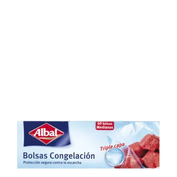 ALBAL MEDIUM FREEZER BAGS triple layer 40 u