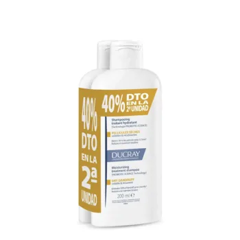 DUCRAY KELUAL SQUANORM shampoo for dry dandruff pack 2 x 400 ml