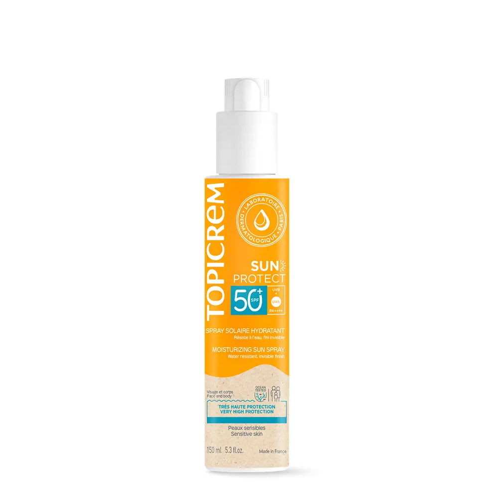 TOPICREM SUN PROTECT Moisturizing Sun Spray SPF50+ 150 ml TOPICREM SUN PROTECT Idratante Solare Vaporizzatore SPF50+ 150 ml