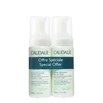 CAUDALIE VINOCLEAN cleansing foam pack 2 x 150 ml