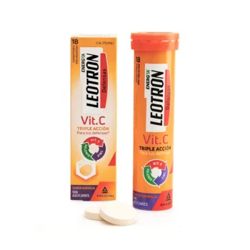LEOTRON VITAMIN C triple action effervescent Compresse #Orange 18 u