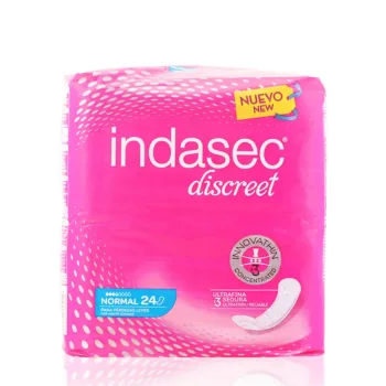 INDASEC DISCREET Sanitary Pads normal 24 pz