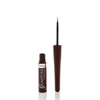 RIMMEL LONDON GLAM'EYES PROFESSIONAL liquid eye liner #002 -brown RIMMEL LONDON GLAM'EYES PROFESSIONAL liquid eye liner #002 -brown
