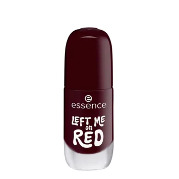 ESSENCE GEL NAIL POLISH nail polish #12-Left Me on Red 8 ml ESSENCE GEL NAIL POLISH nail polish #12-Left Me on Red 8 ml