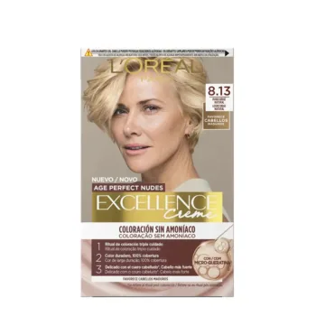 L'OREAL PARIS EXCELLENCE CREME ammonia-free hair color with micro-keratin #8.13-Beige Blonde 1 unit