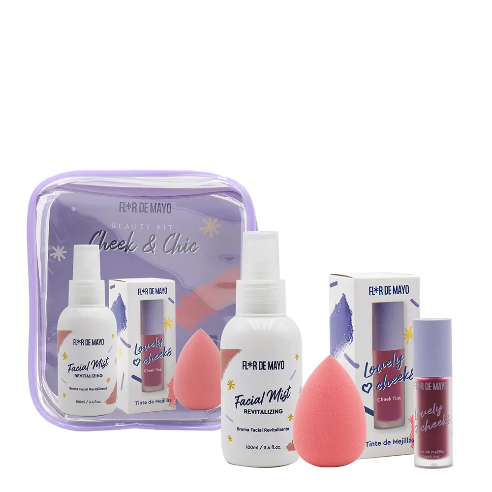 FLOR DE MAYO BEAUTY KIT CHEEK & CHICset 4 pcs FLOR DE MAYO BEAUTY KIT CHEEK & CHICset 4 pcs