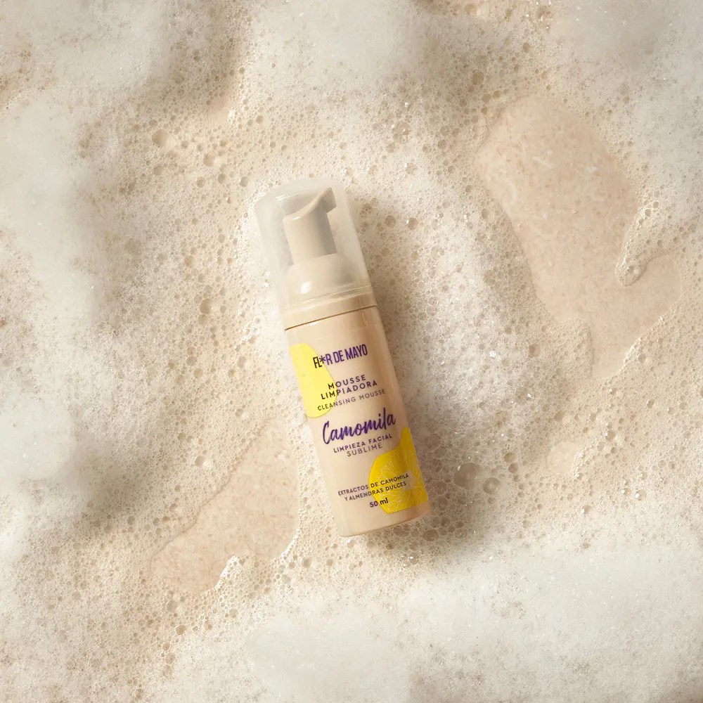 FLOR DE MAYO SUBLIME CAMOMILE cleansing mousse 50 ml FLOR DE MAYO SUBLIME CAMOMILE cleansing mousse 50 ml - immagine 3