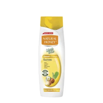 NATURAL HONEY WASH & GO shampoo for damaged hair 400 ml