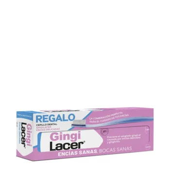 LACER GINGILACER TOOTHPASTE + TOOTHBRUSH 2 PACK