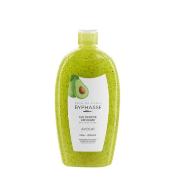 BYPHASSE EXFOLIATING SHOWER GEL avocado 750 ml